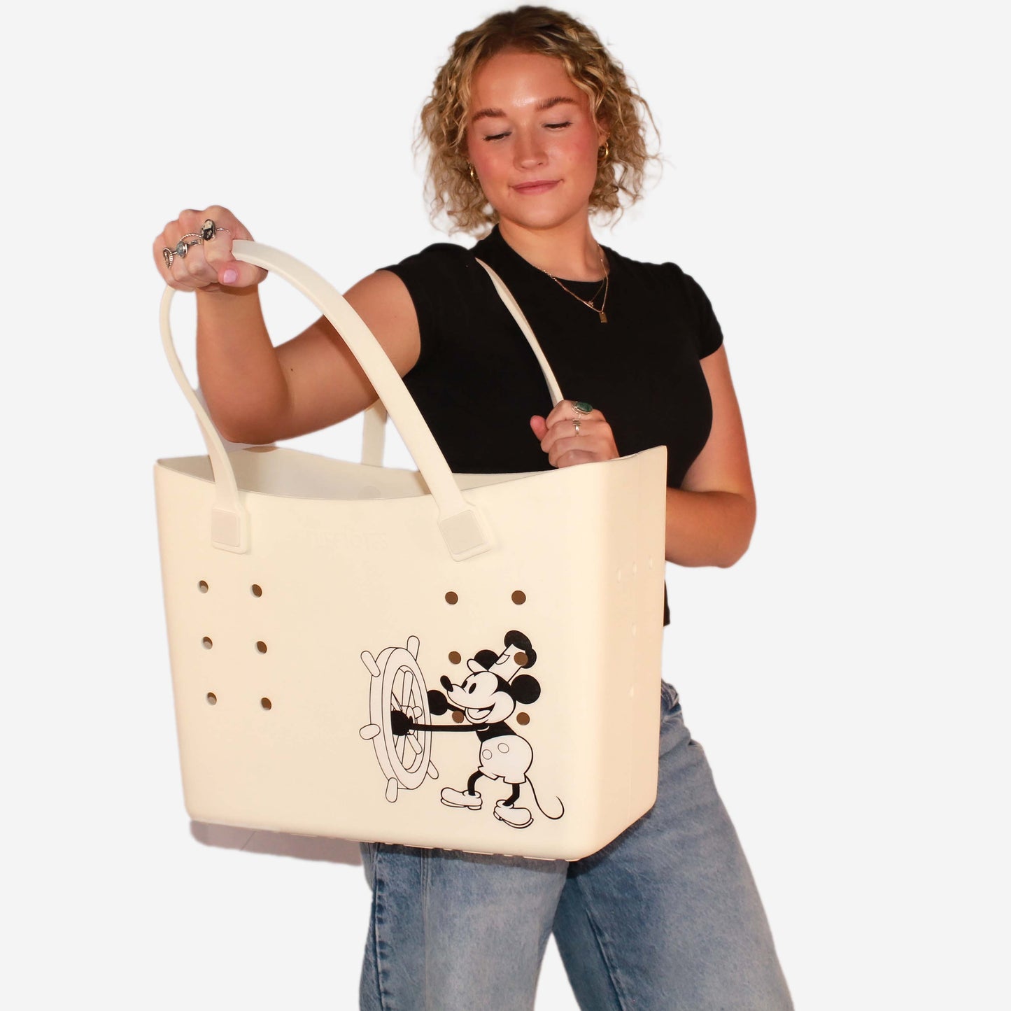 Steamboat Willie Tuff Tote (Cream)
