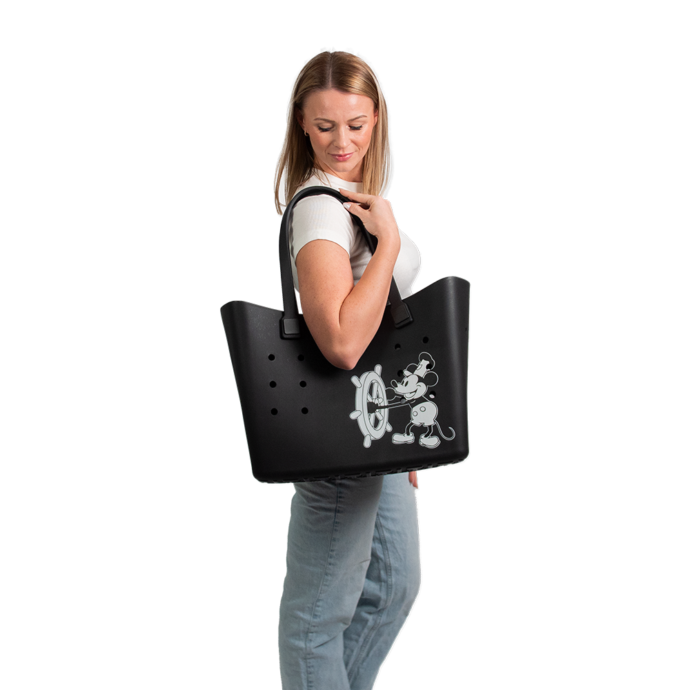Steamboat Willie Tuff Tote (Black)