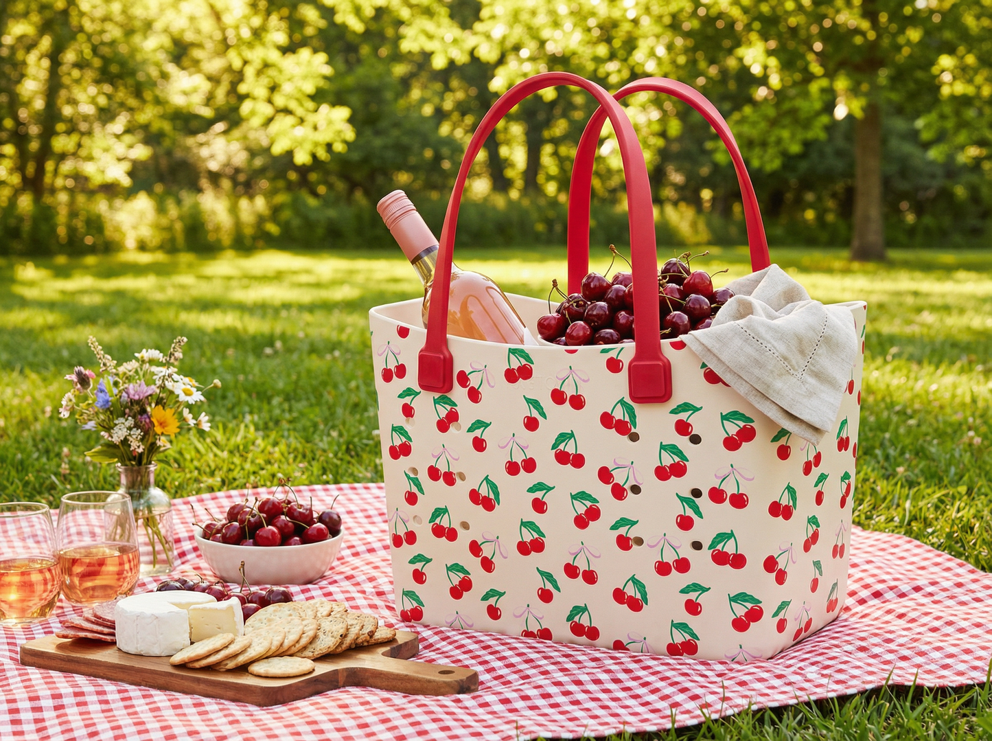 Cherries Tuff Tote