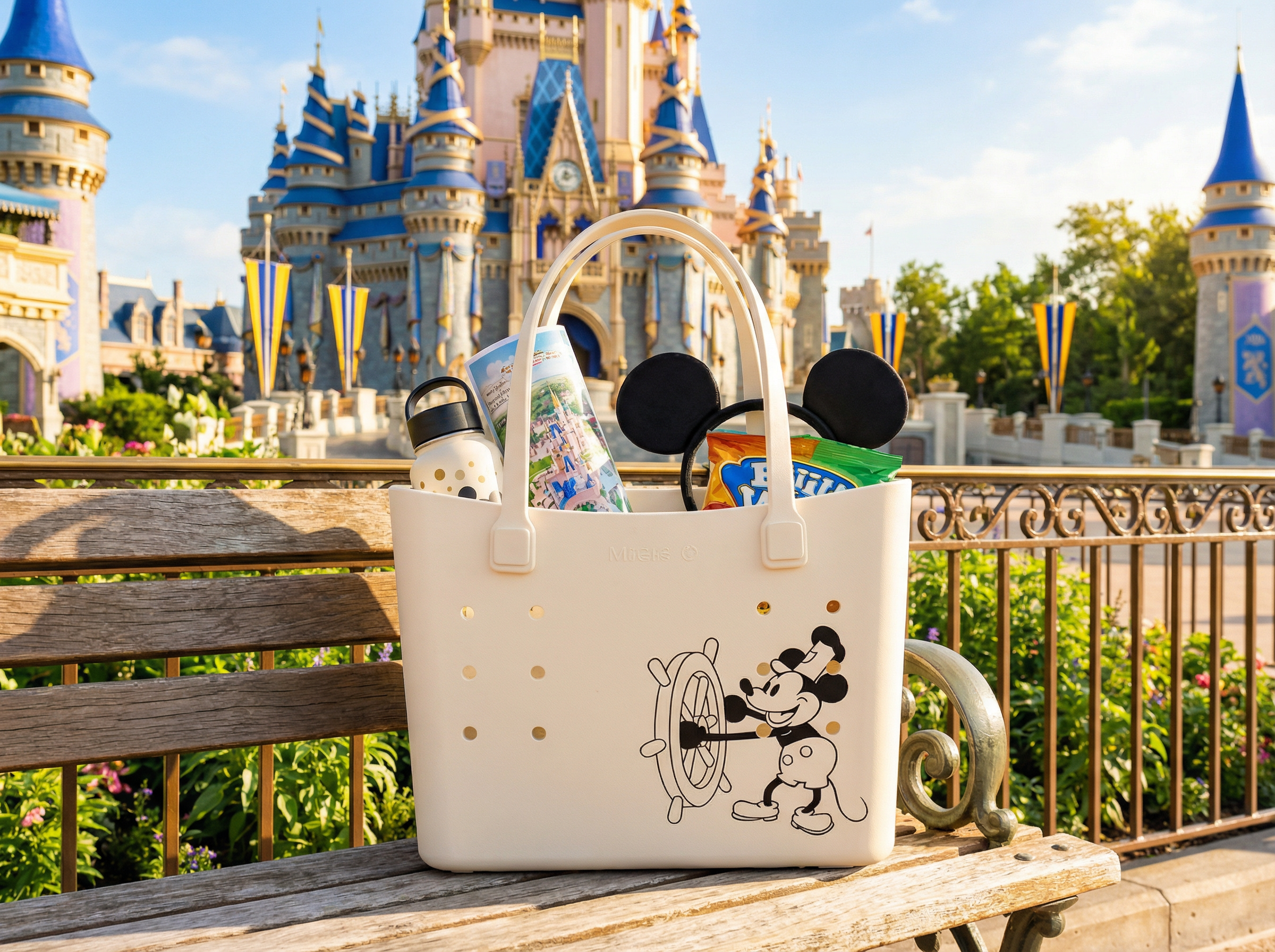 Steamboat Willie Tuff Tote (Cream)