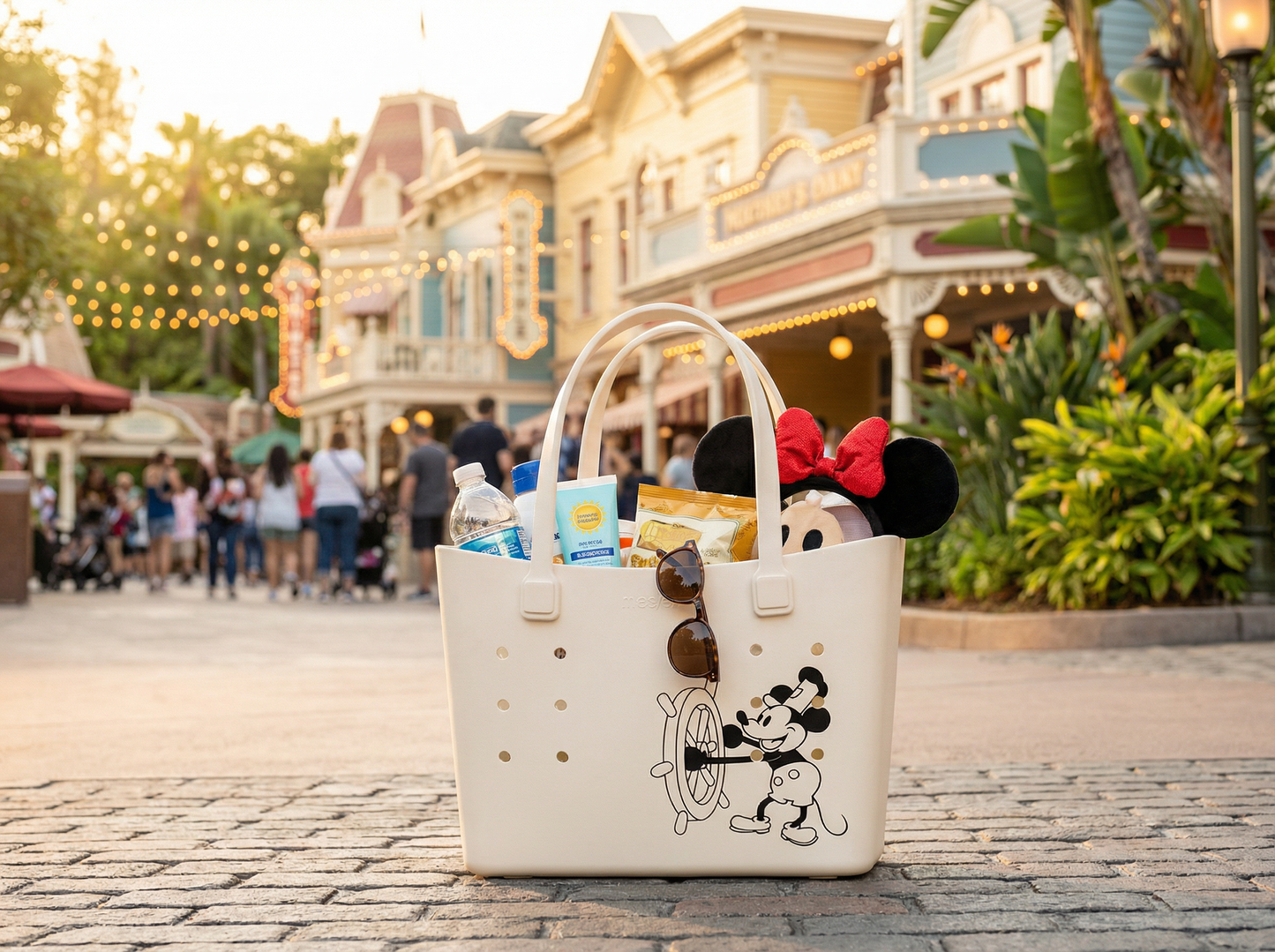 Steamboat Willie Tuff Tote (Cream)